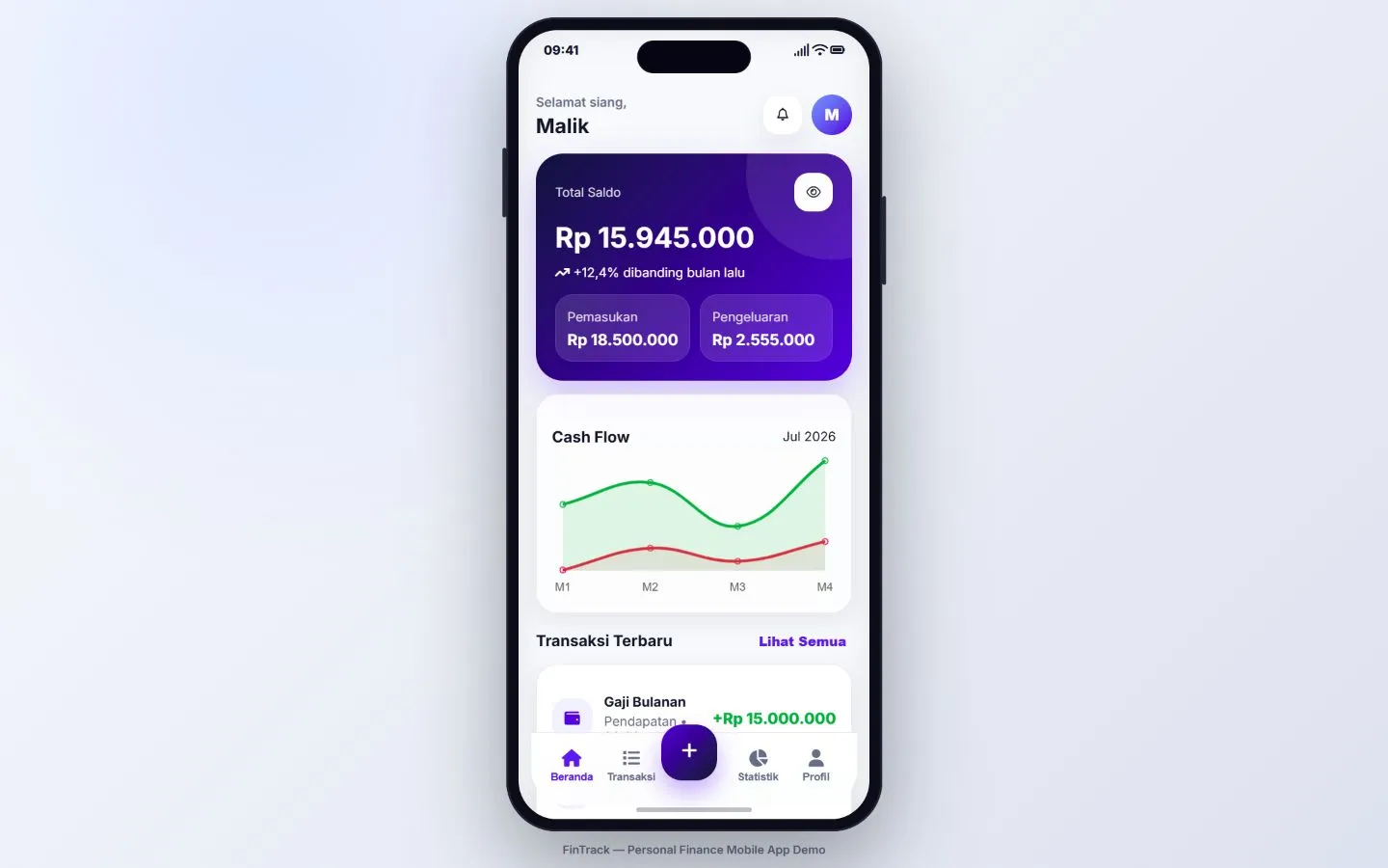 FinTrack Mobile App